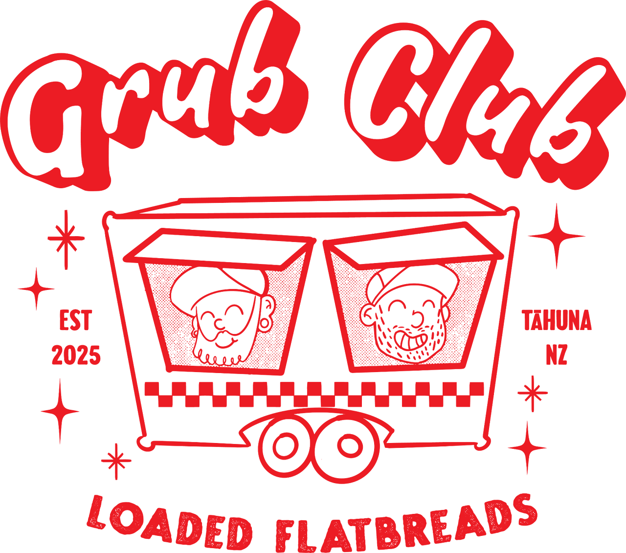 Grub Club, loaded flatbreads